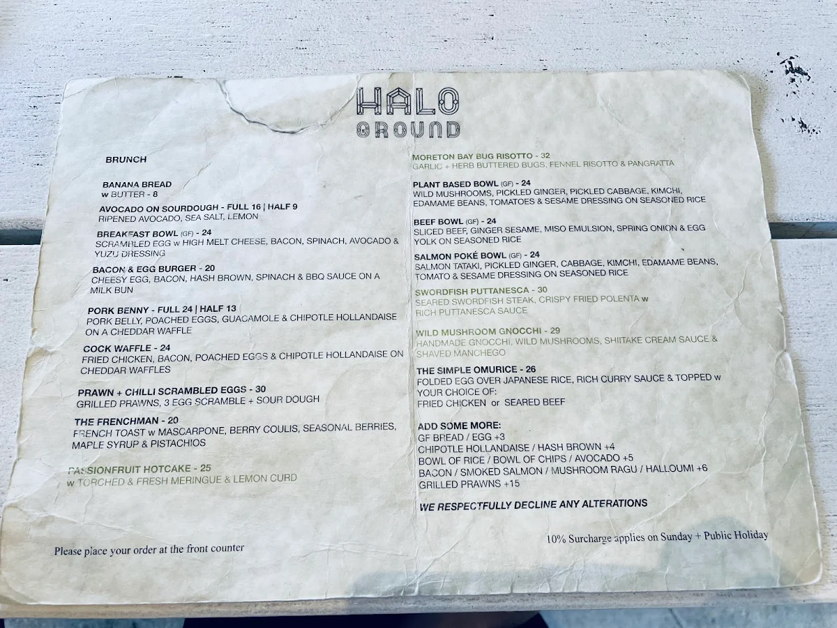 Menu, Honey Dew Valley K-food