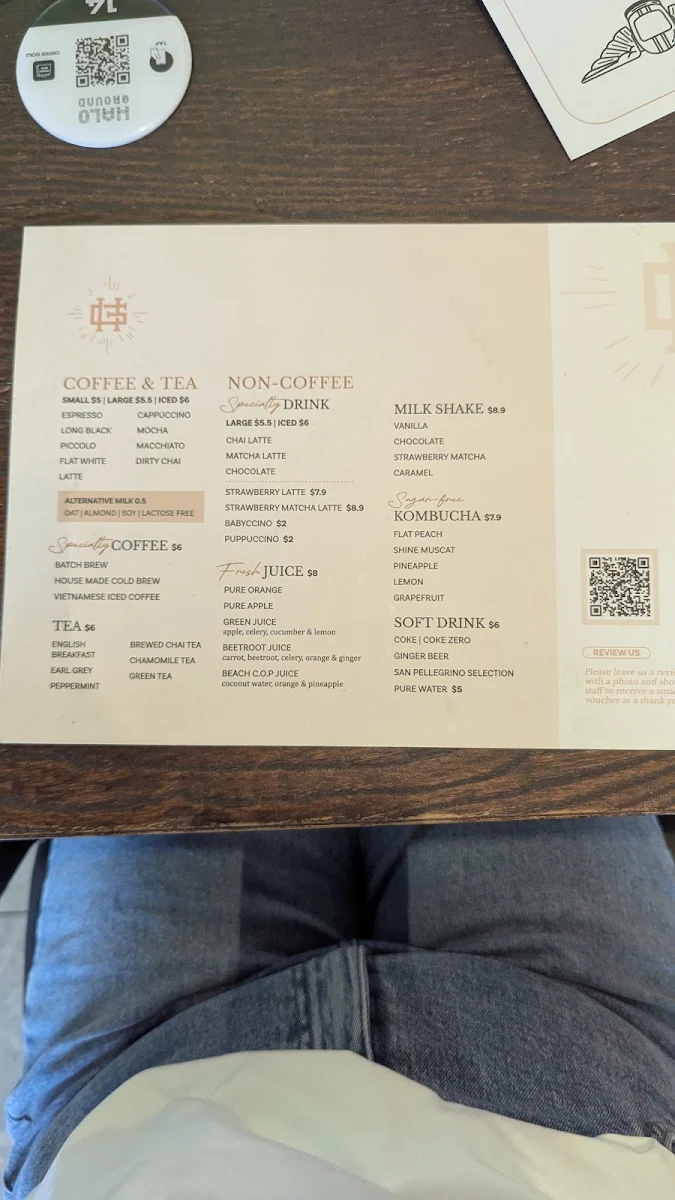 Menu, Honey Dew Valley K-food