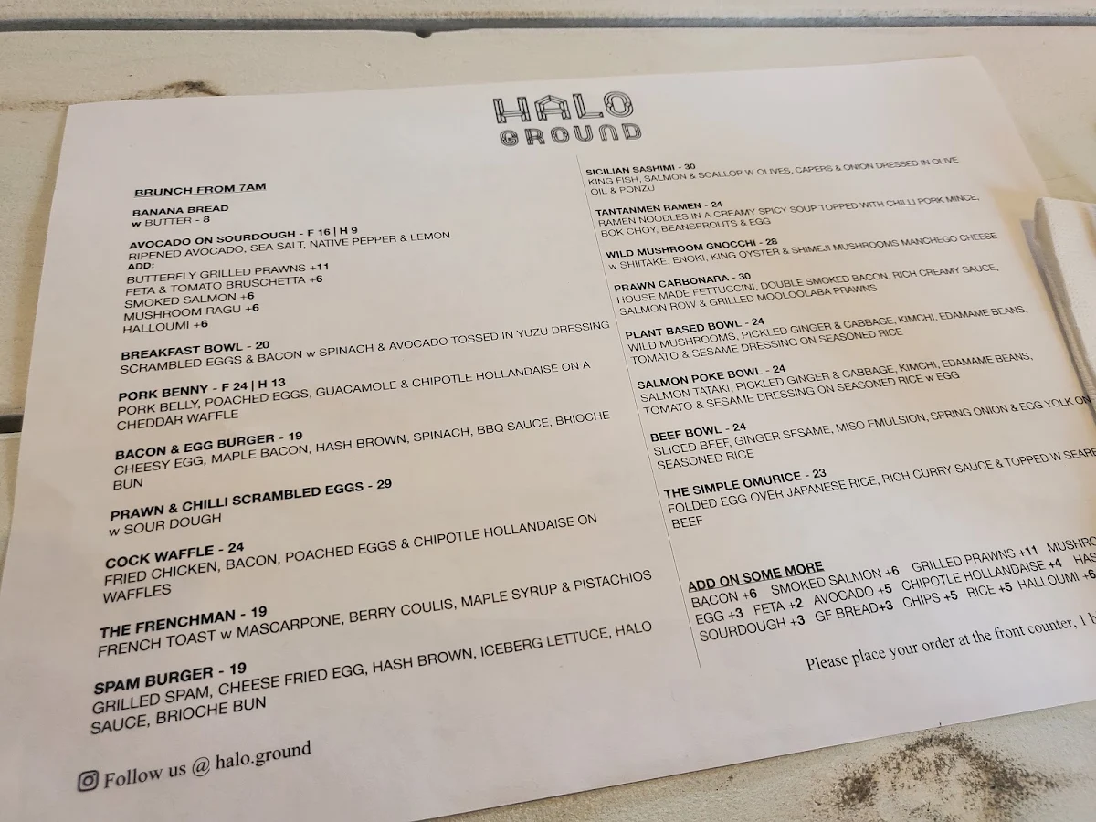 Menu, Honey Dew Valley K-food