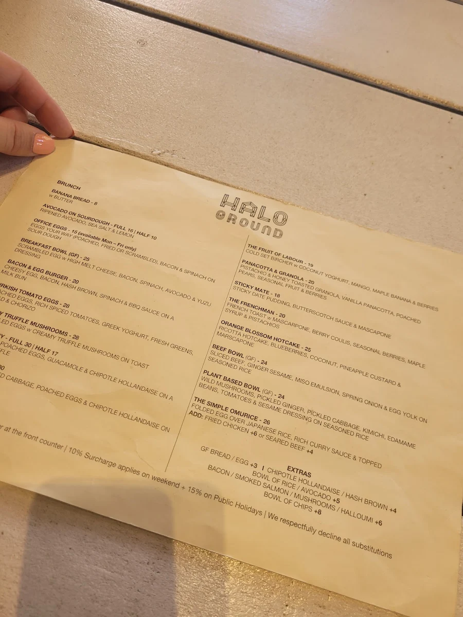 Menu, Honey Dew Valley K-food