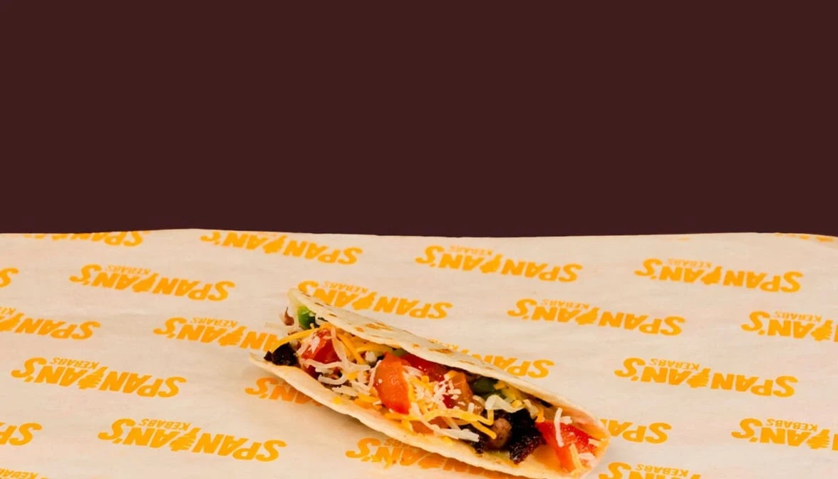 Menu, Spanian's Kebabs Preston