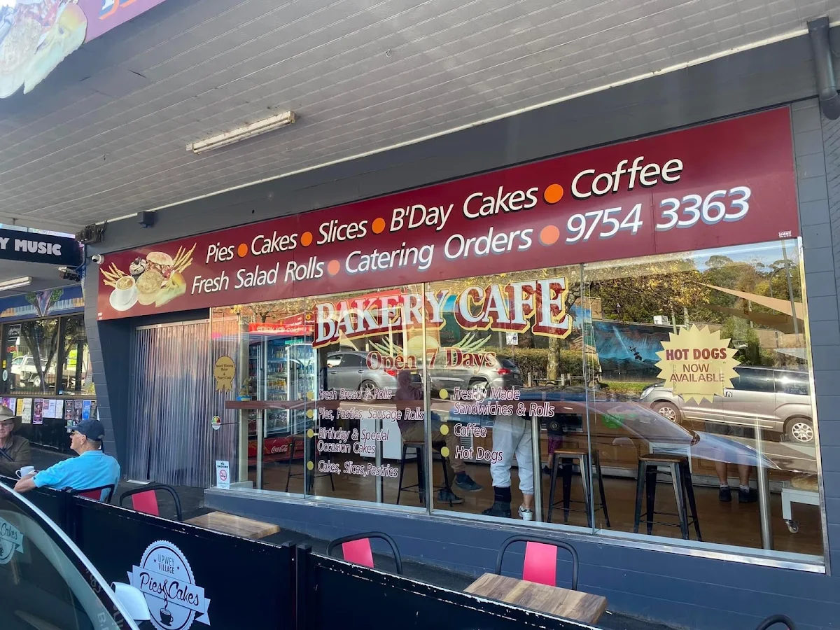 Menu, Upwey Village Pies & Cakes