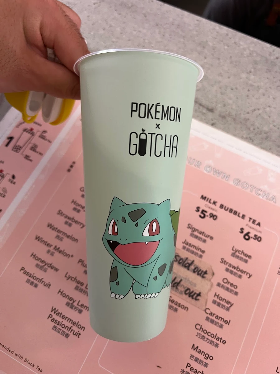 Menu, Gotcha Fresh Tea - Chermside