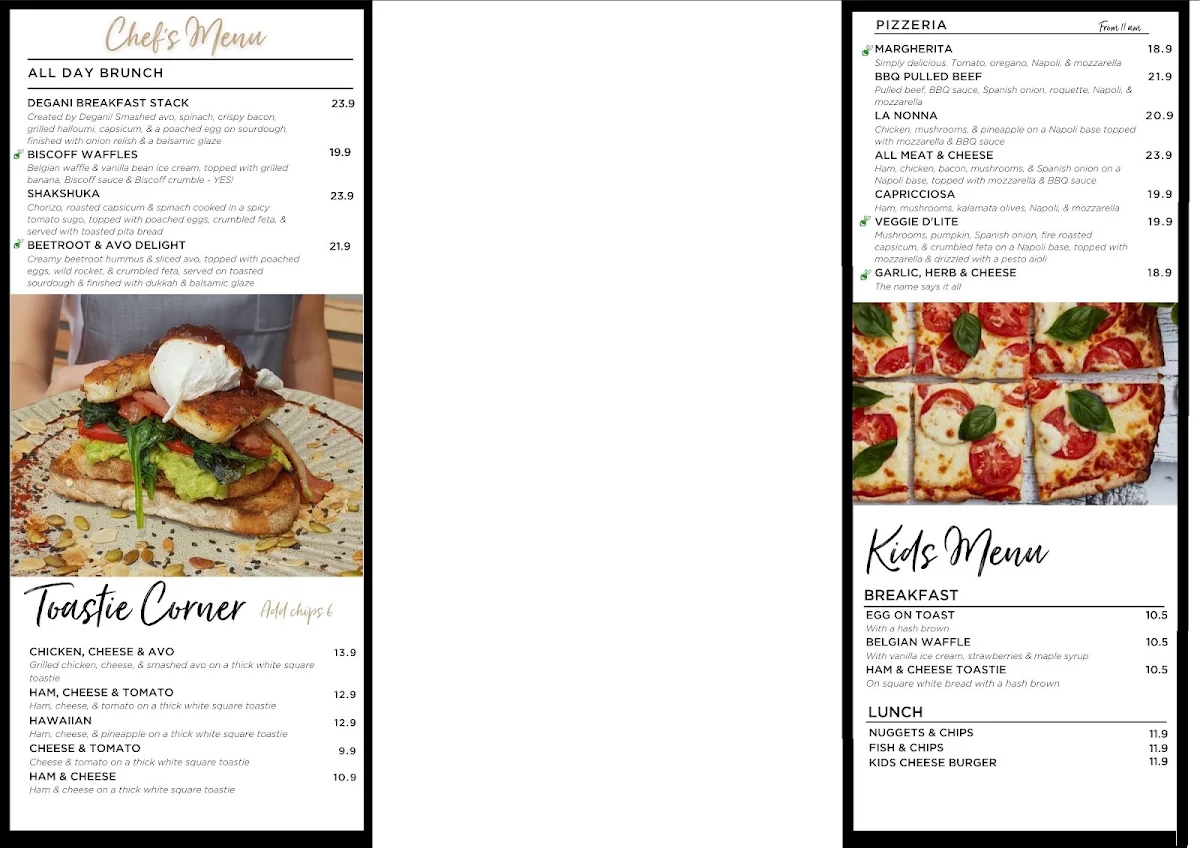 Menu, Degani Bacchus Marsh
