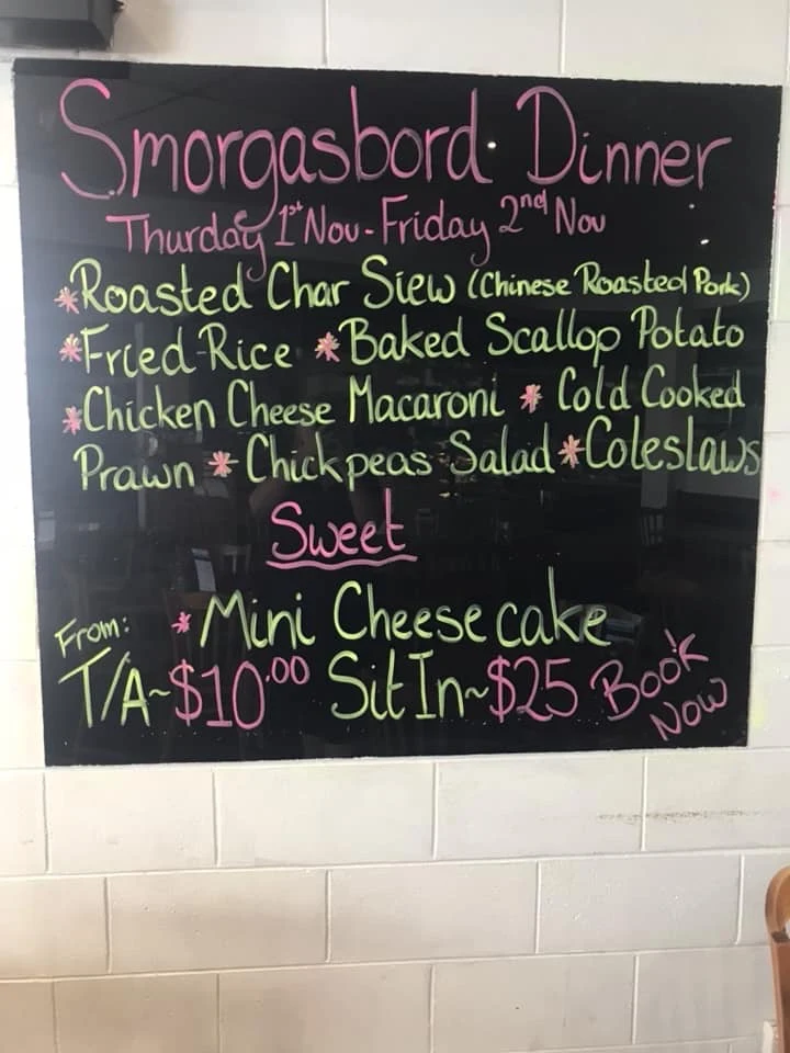 Menu, Cafe Nudeli / Nudeli Express Fish & Chips Hamburgers