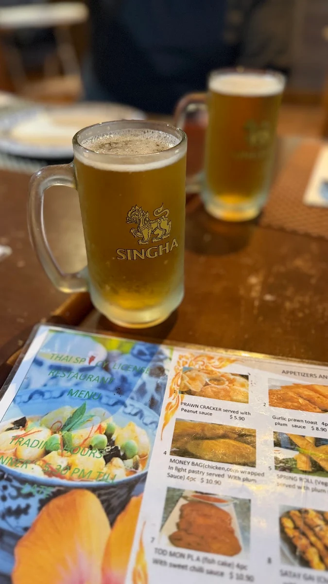 Menu, Spicy Thai