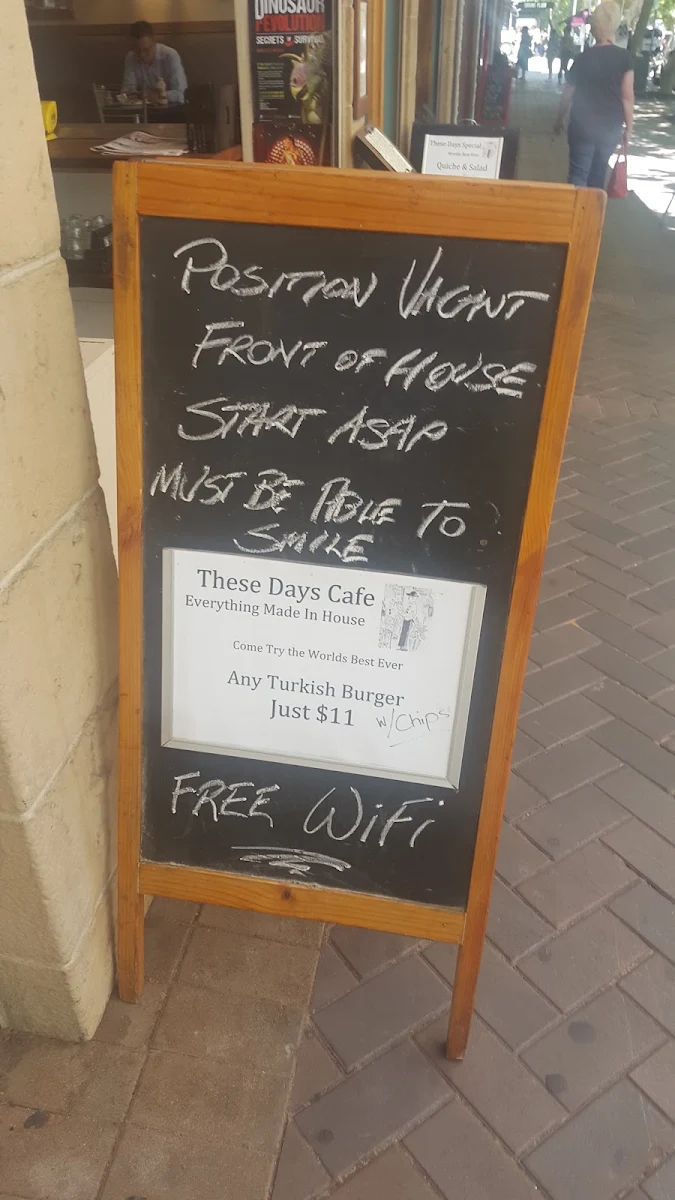 Menu, Good Brother Espresso Shop