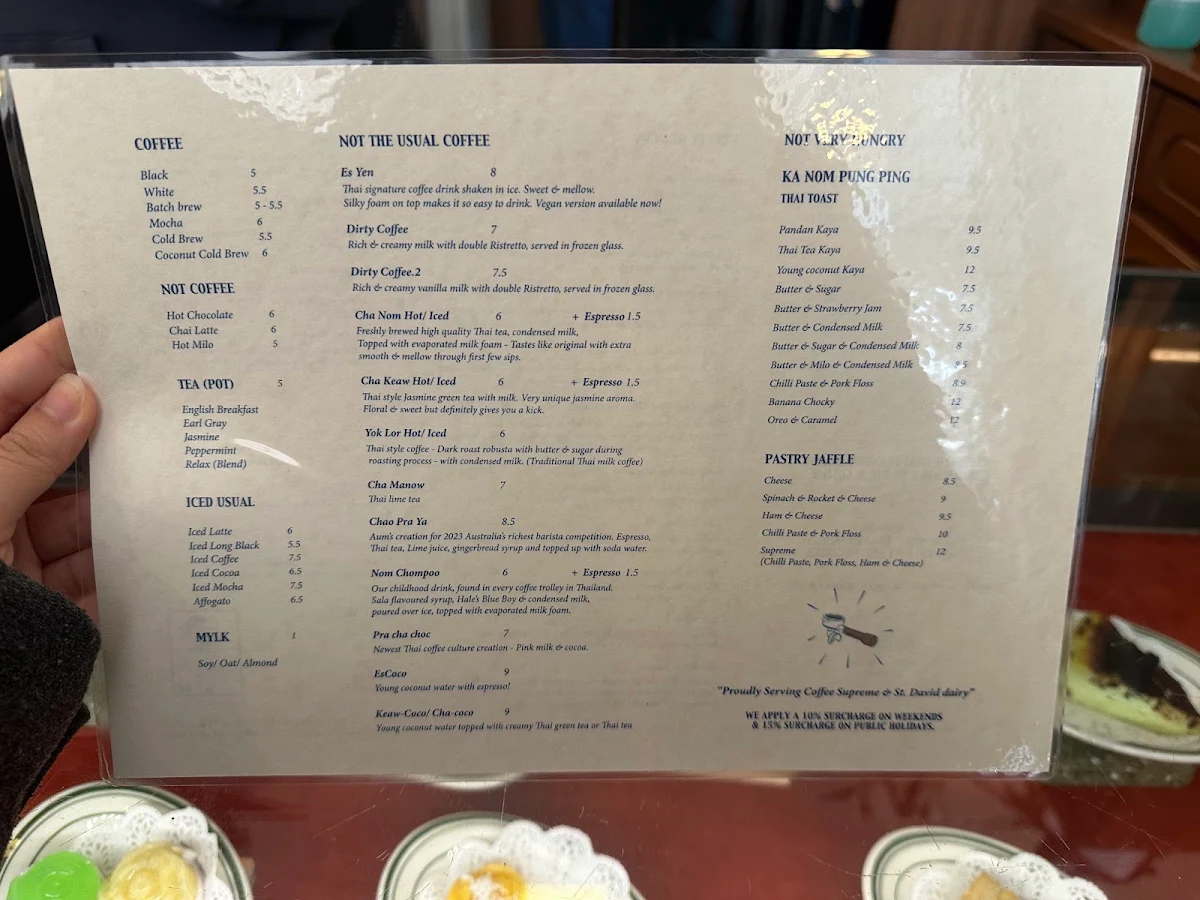 Menu, Udom House