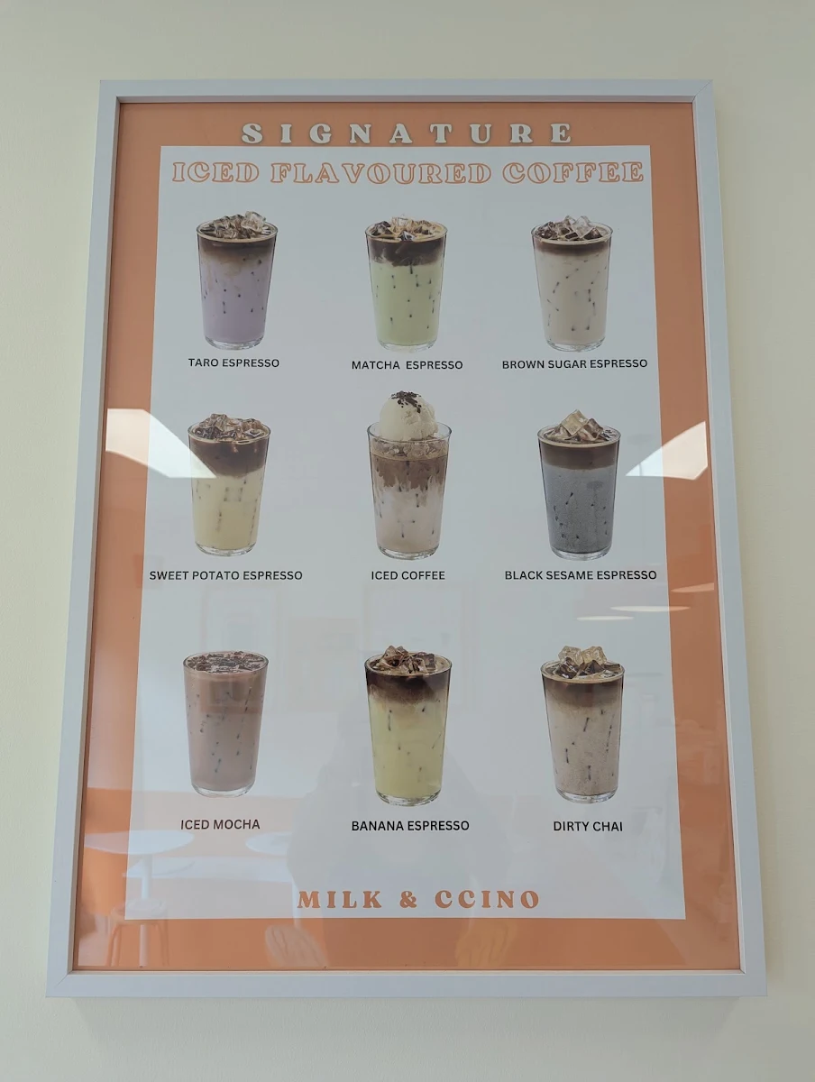 Menu, MILK & CCINO