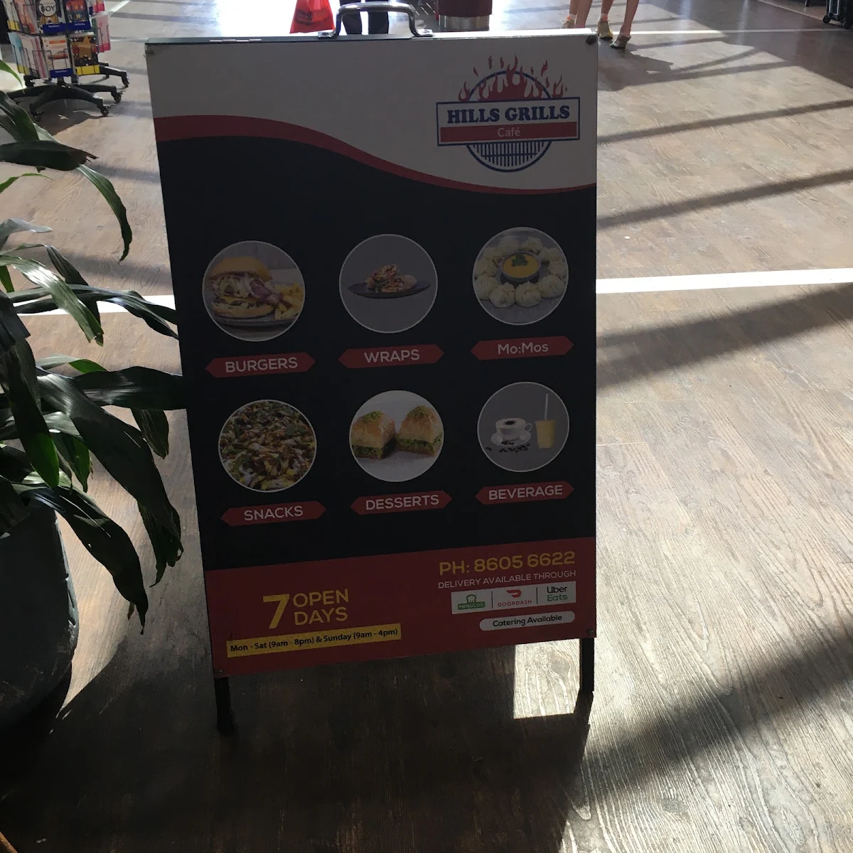 Menu, Hills Grills Riverstone