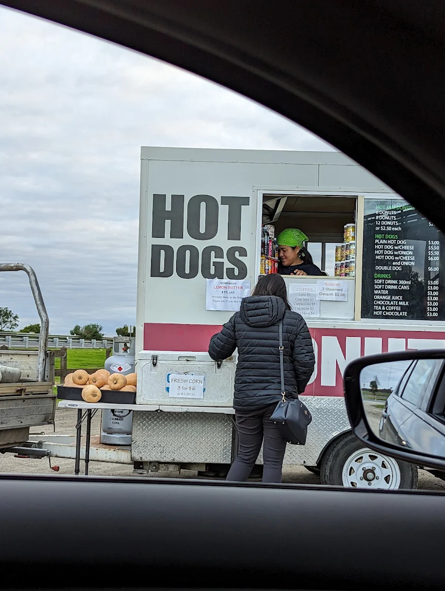 Menu, Outback’s Jack Donut Van