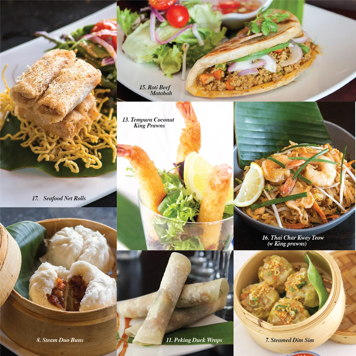 Menu, The SEAT Restaurant