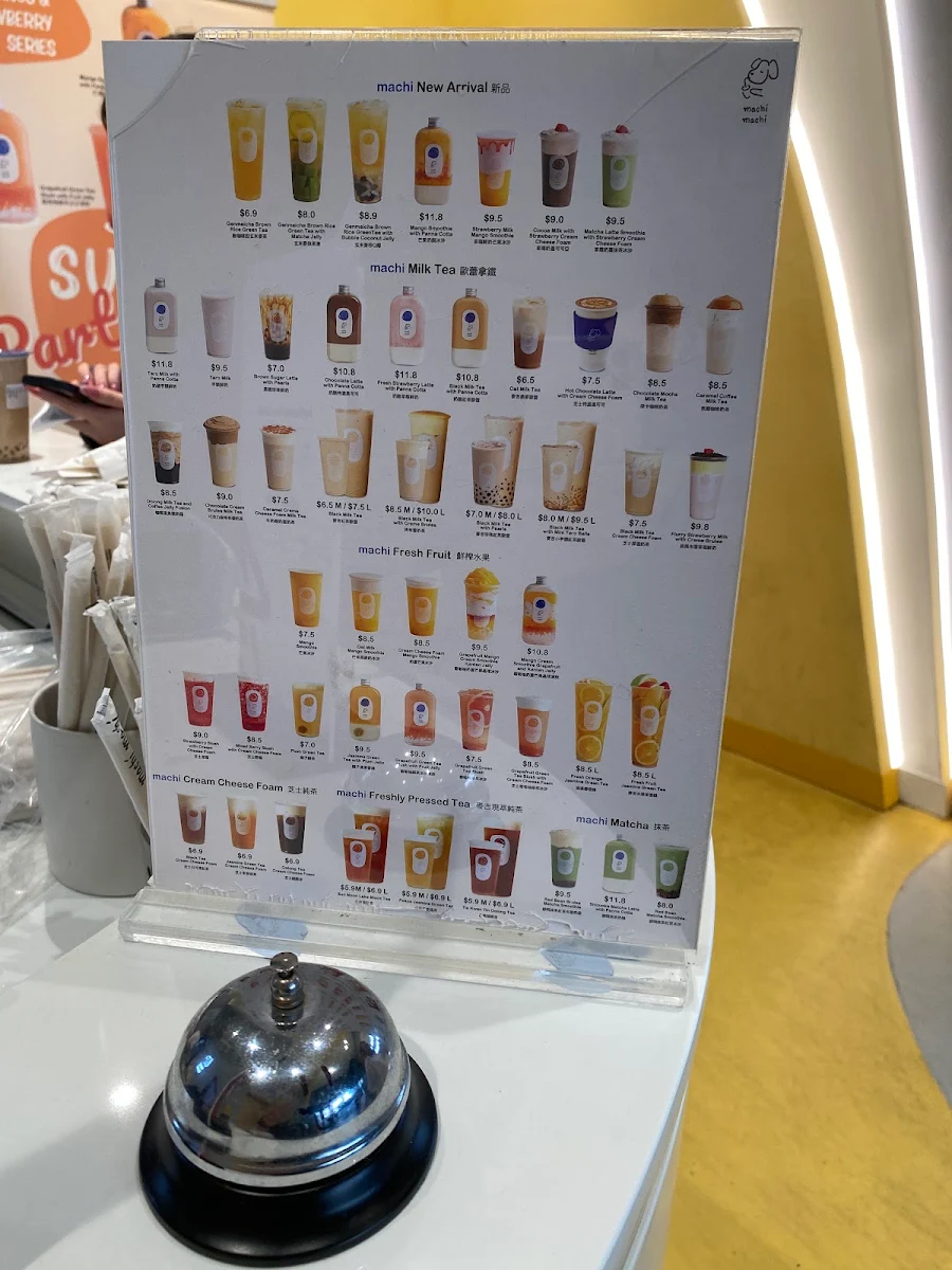 Menu, machi machi