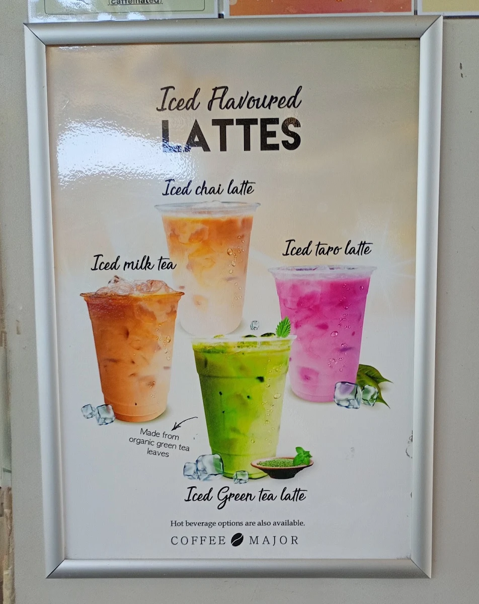 Menu, Coffee Major