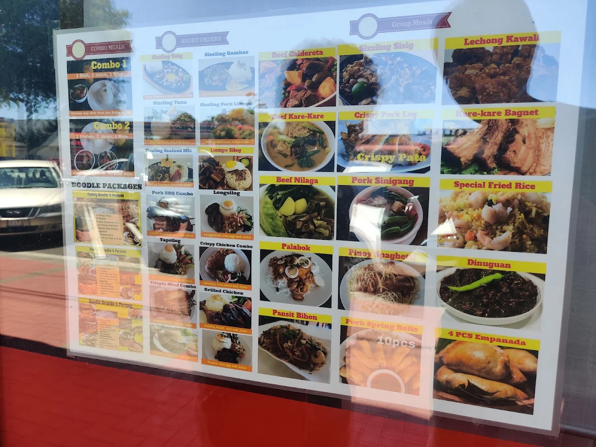 Menu, Pinoy Diner