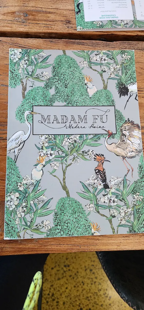 Menu, Madam Fu Modern Asian