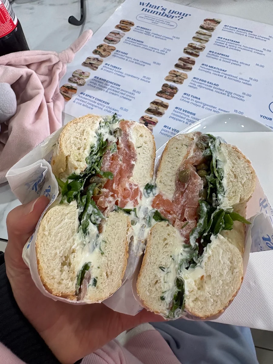 Menu, K-Street Bagel & Coffee Co.