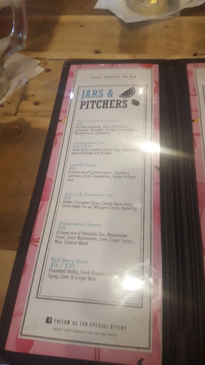 Menu, Iyara By Sakare Thai cuisine