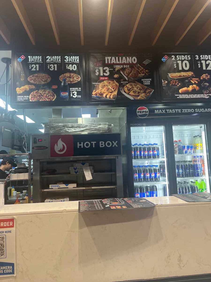 Menu, Domino's Pizza Mascot