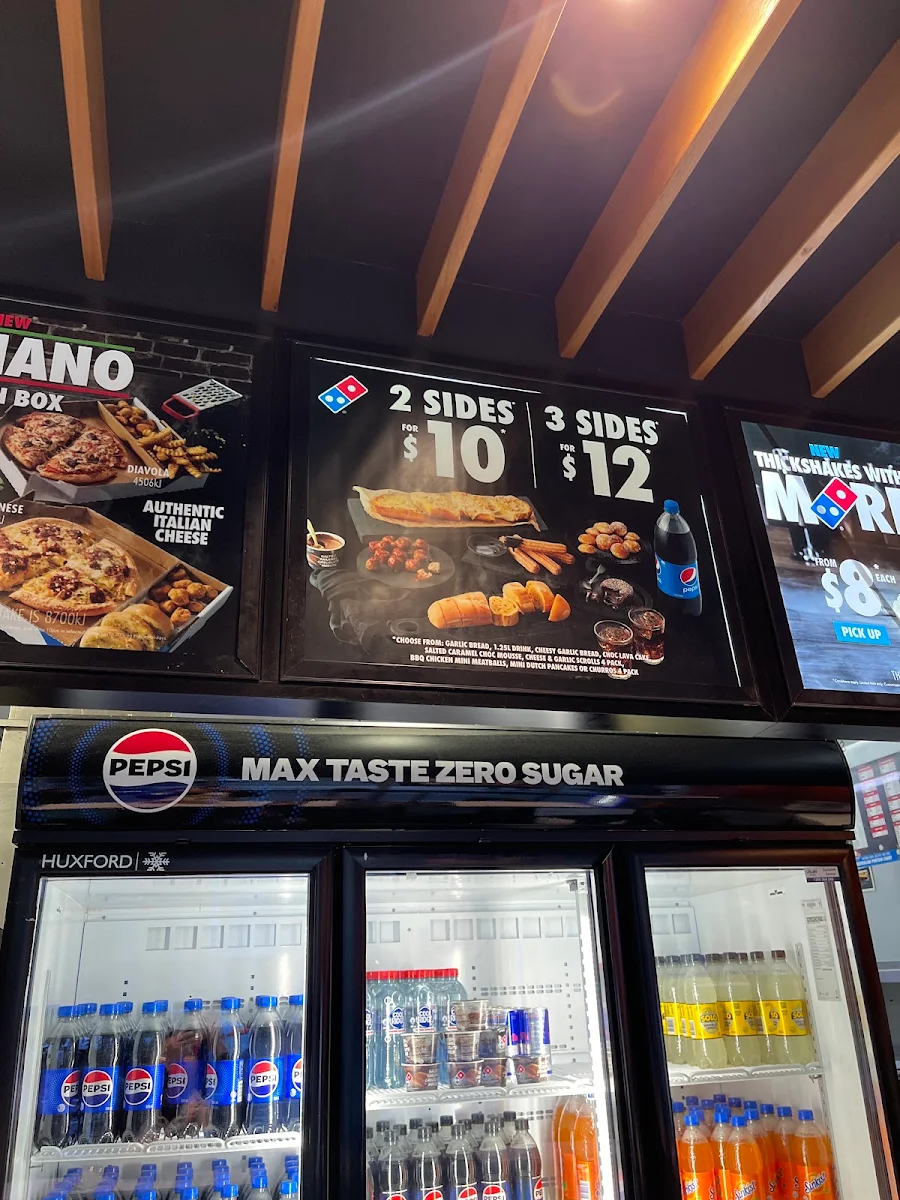 Menu, Domino's Pizza Mascot