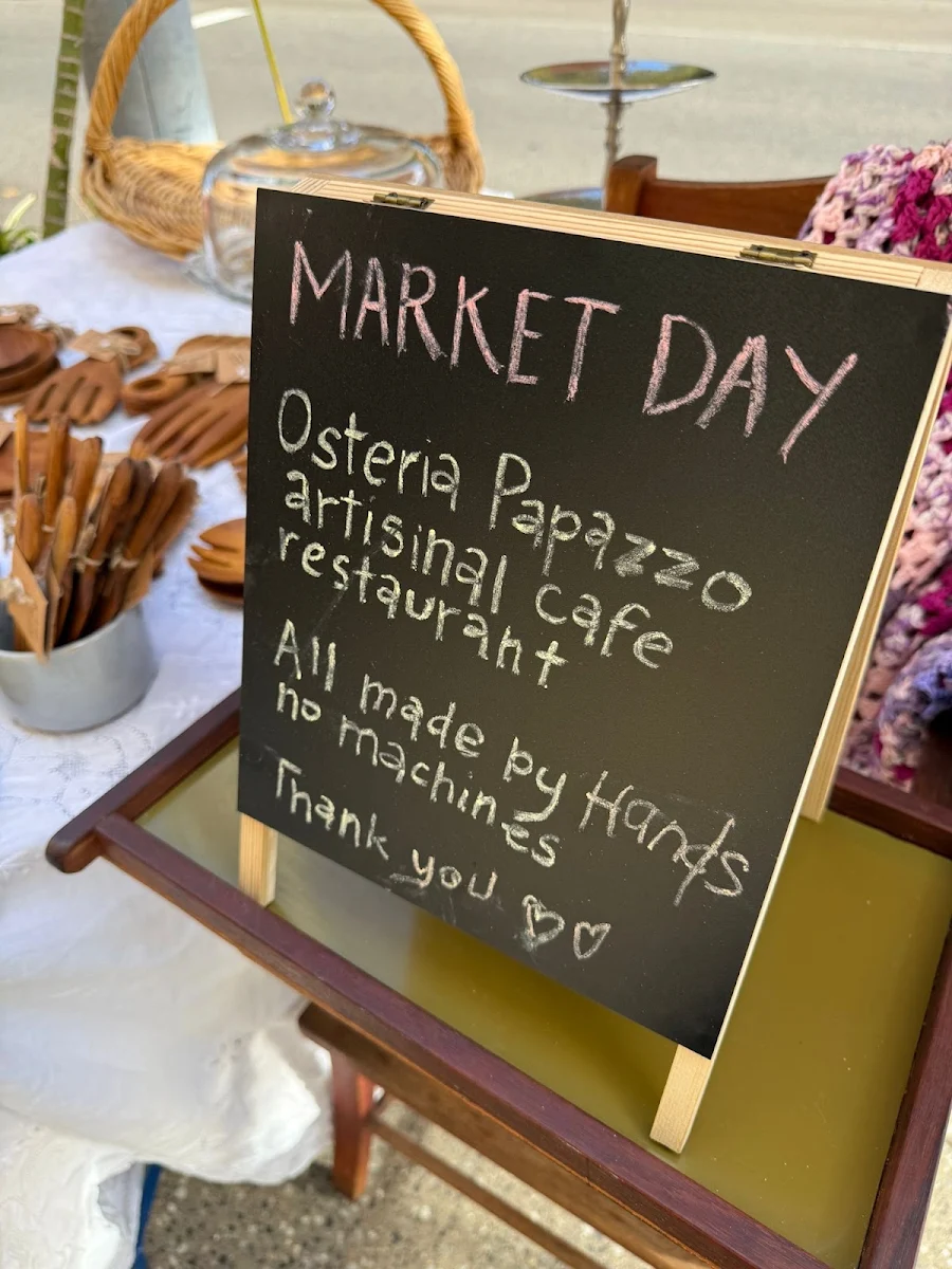 Menu, Osteria Papazzo, Caffe' Cucina & Vino