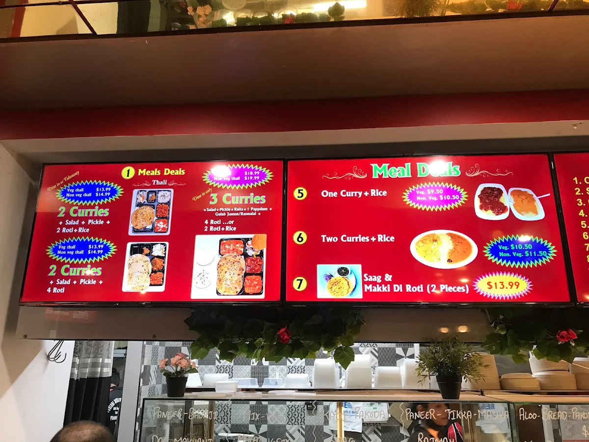 Menu, Punjabi Rasoi