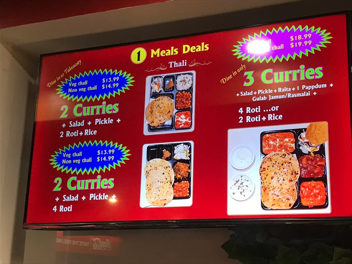 Menu, Punjabi Rasoi