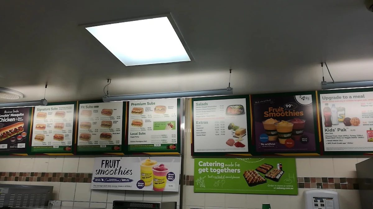 Menu, Subway® Restaurant