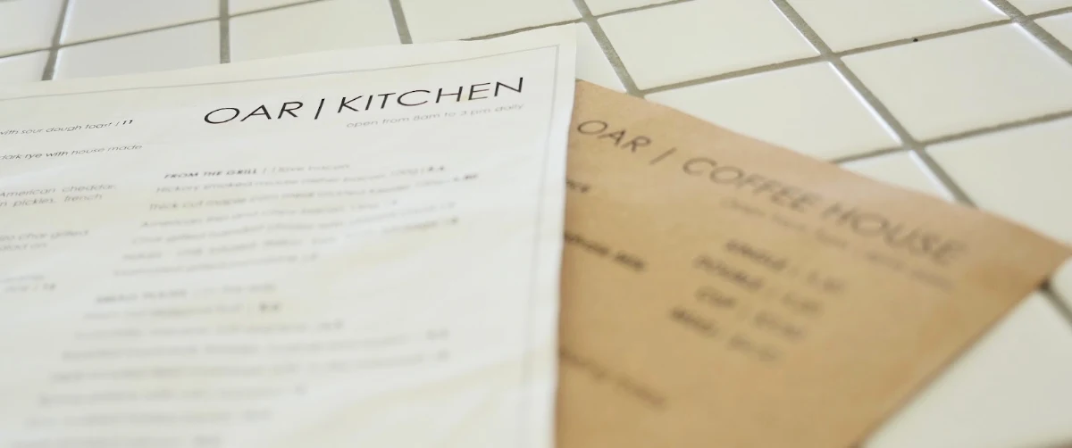 Menu, OAR