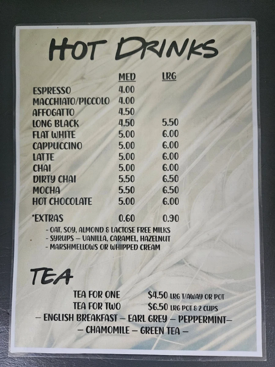 Menu, Country Cafe and Homewares