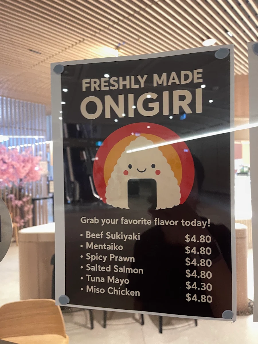 Menu, Tamon Sushi Bar