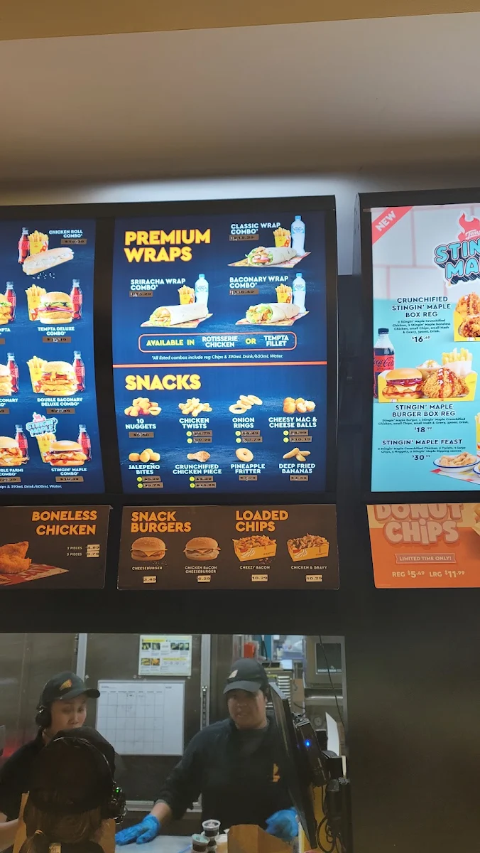 Menu, Chicken Treat Albany