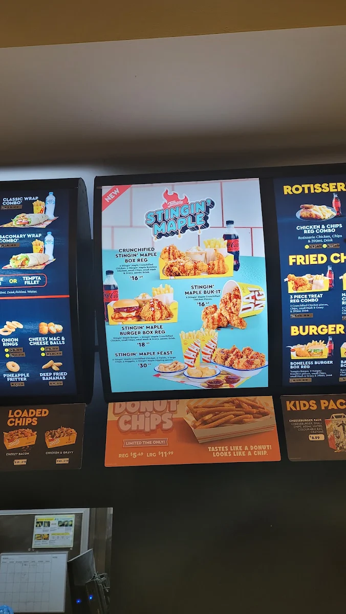 Menu, Chicken Treat Albany