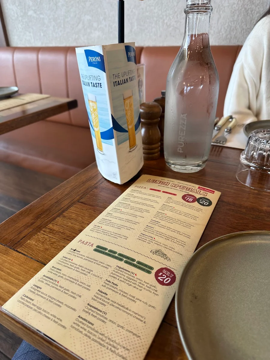 Menu, Product of Italy Kellyville