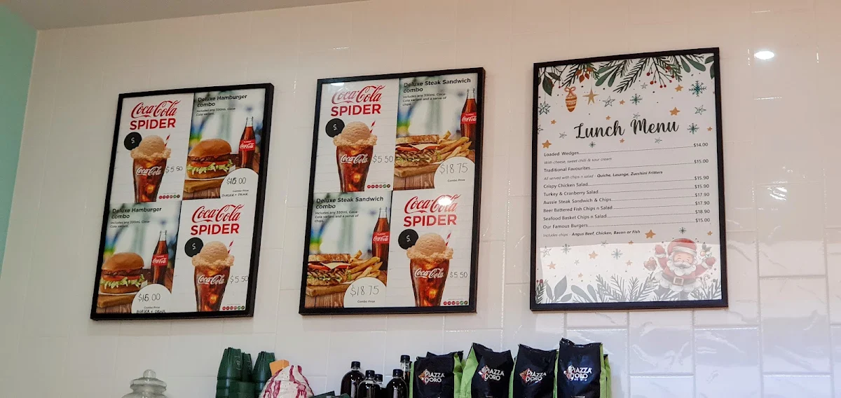 Menu, Gossips Coffee & Chat