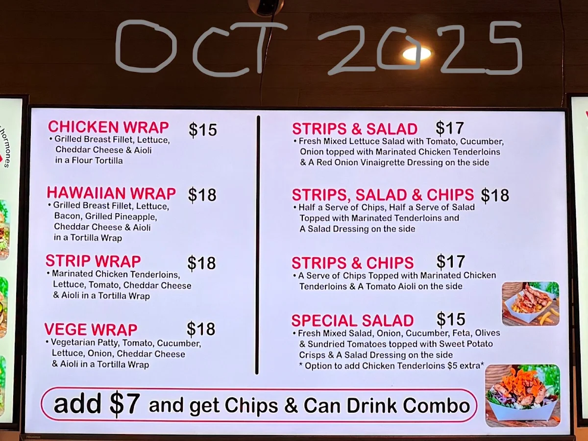 Menu, Beloporto Burger Bar @ Byron Bay