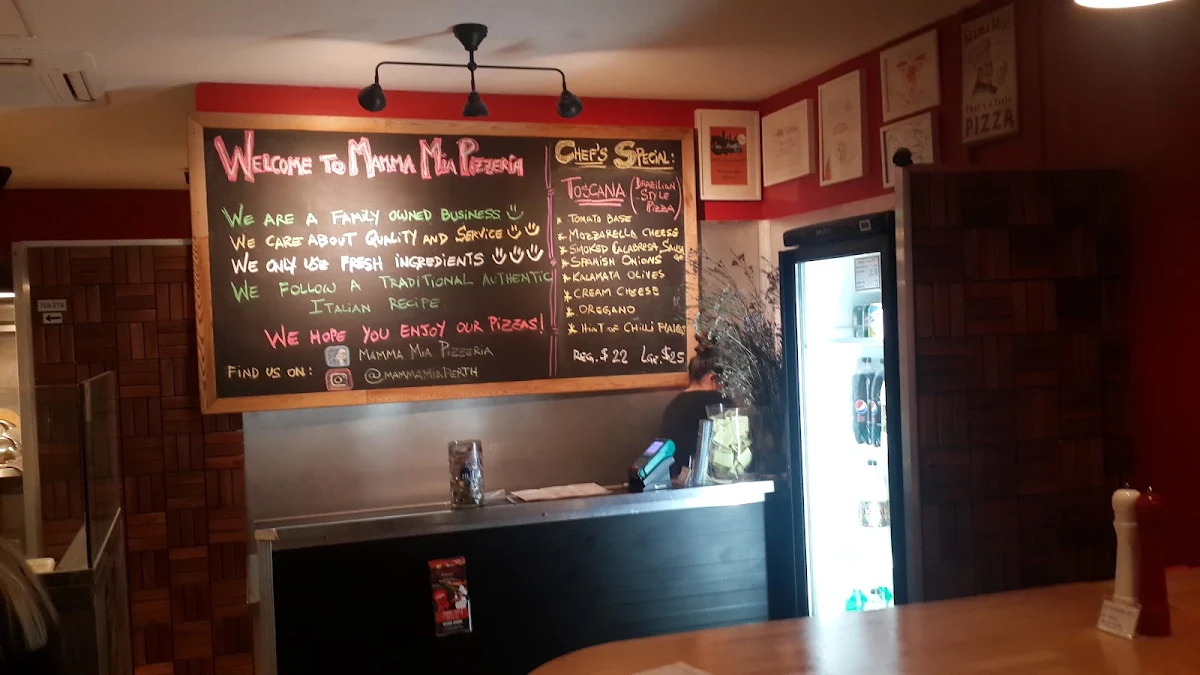 Menu, Slowdough Pizzas CLARKSON