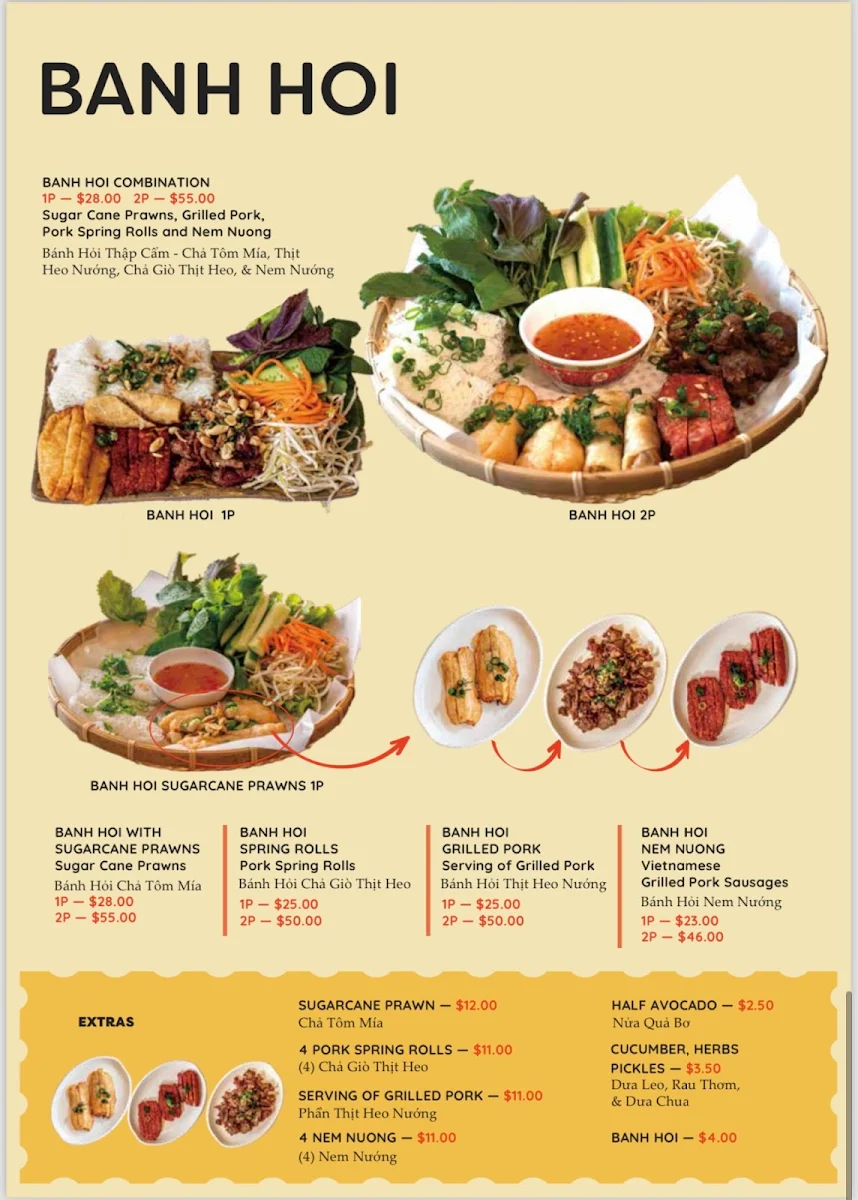 Menu, Phuong Nam