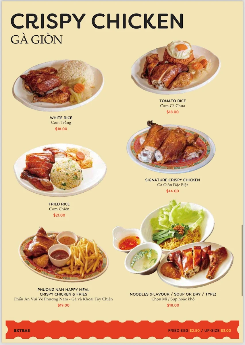 Menu, Phuong Nam