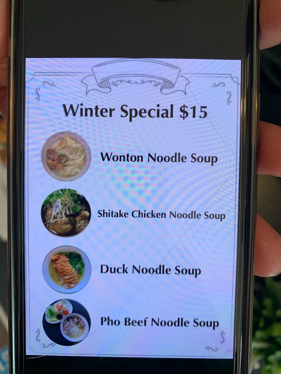 Menu, Thaii Restaurant