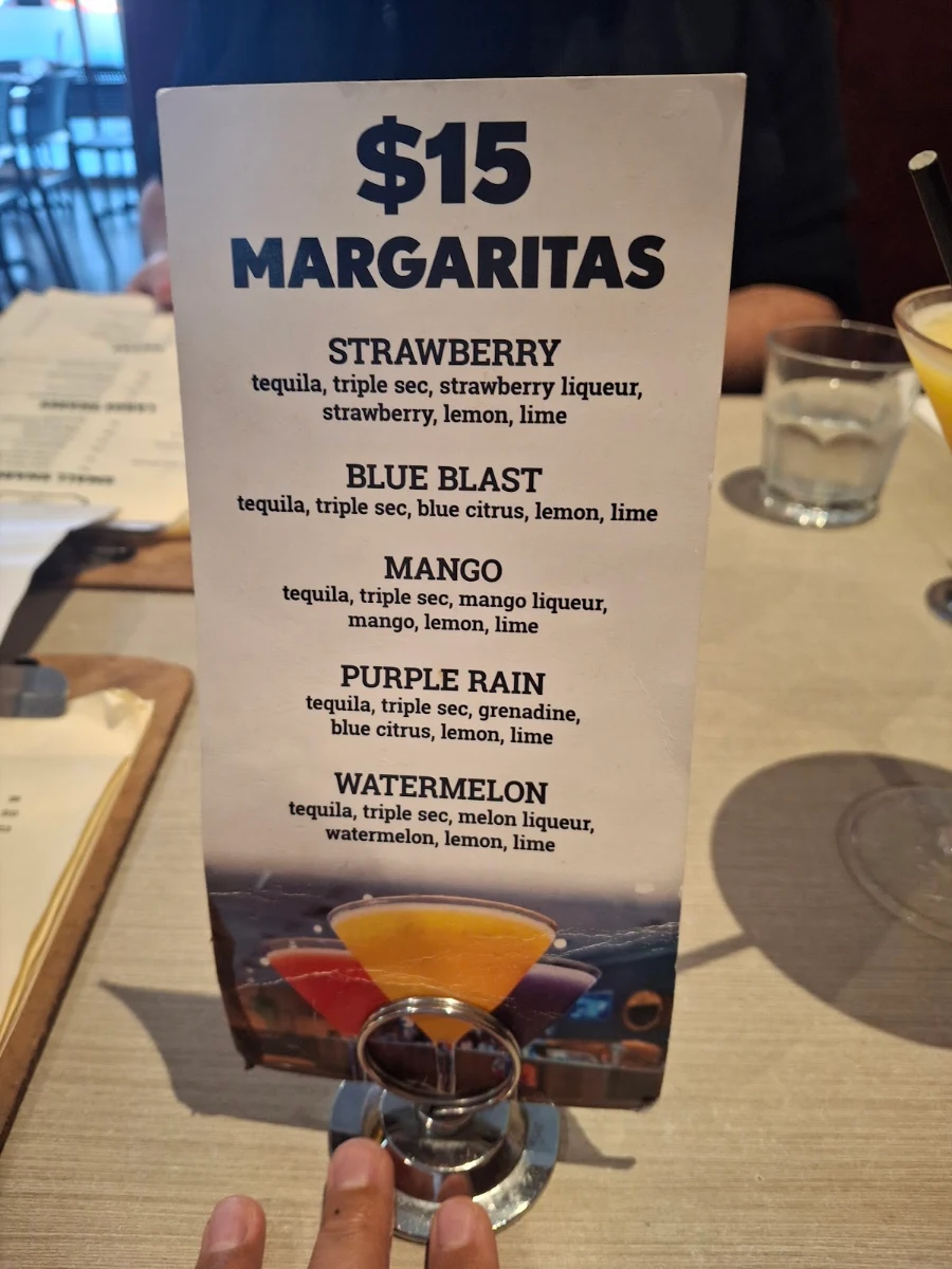 Menu, Barrelhouse Armadale