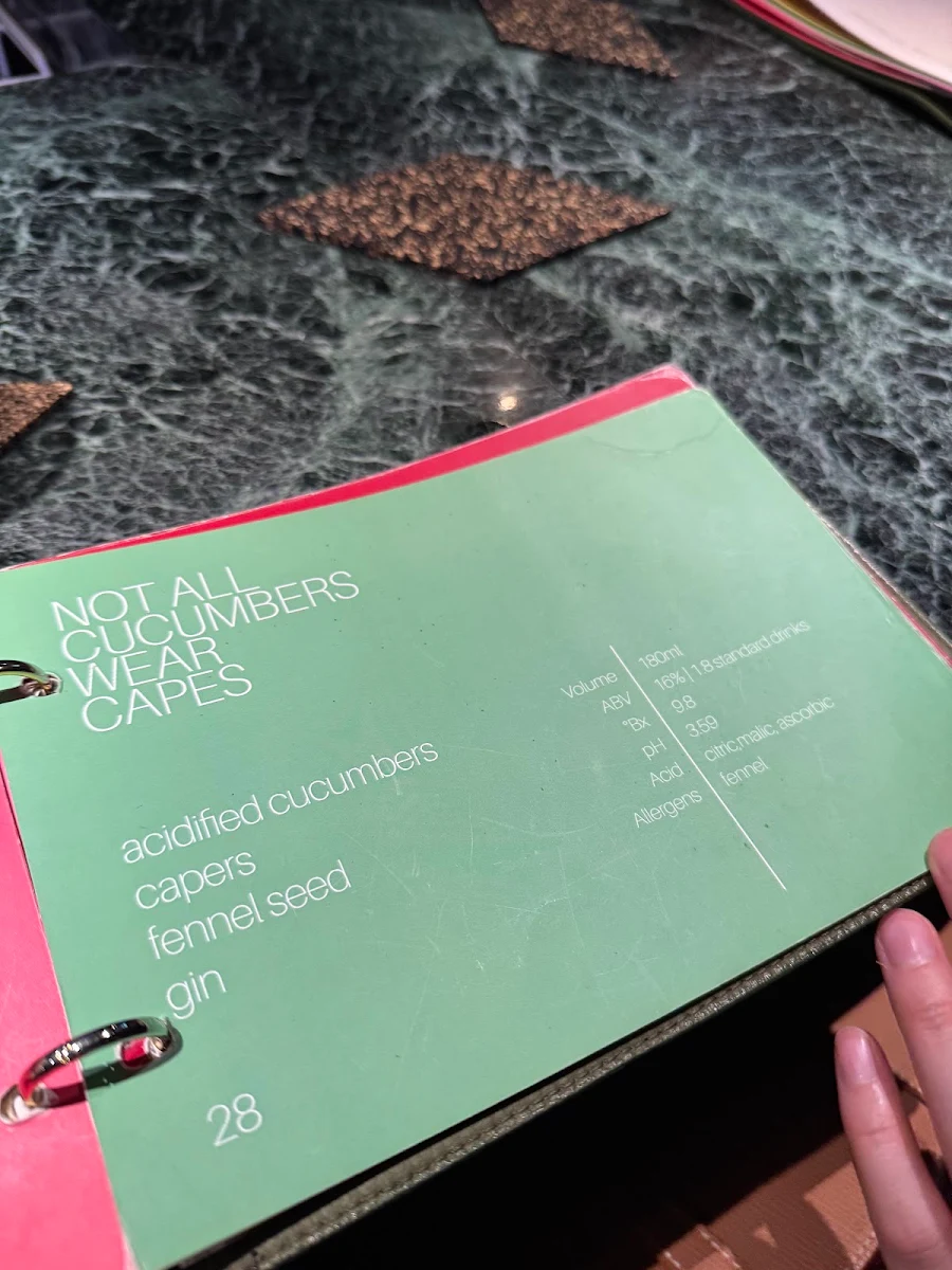 Menu, Bouvardia