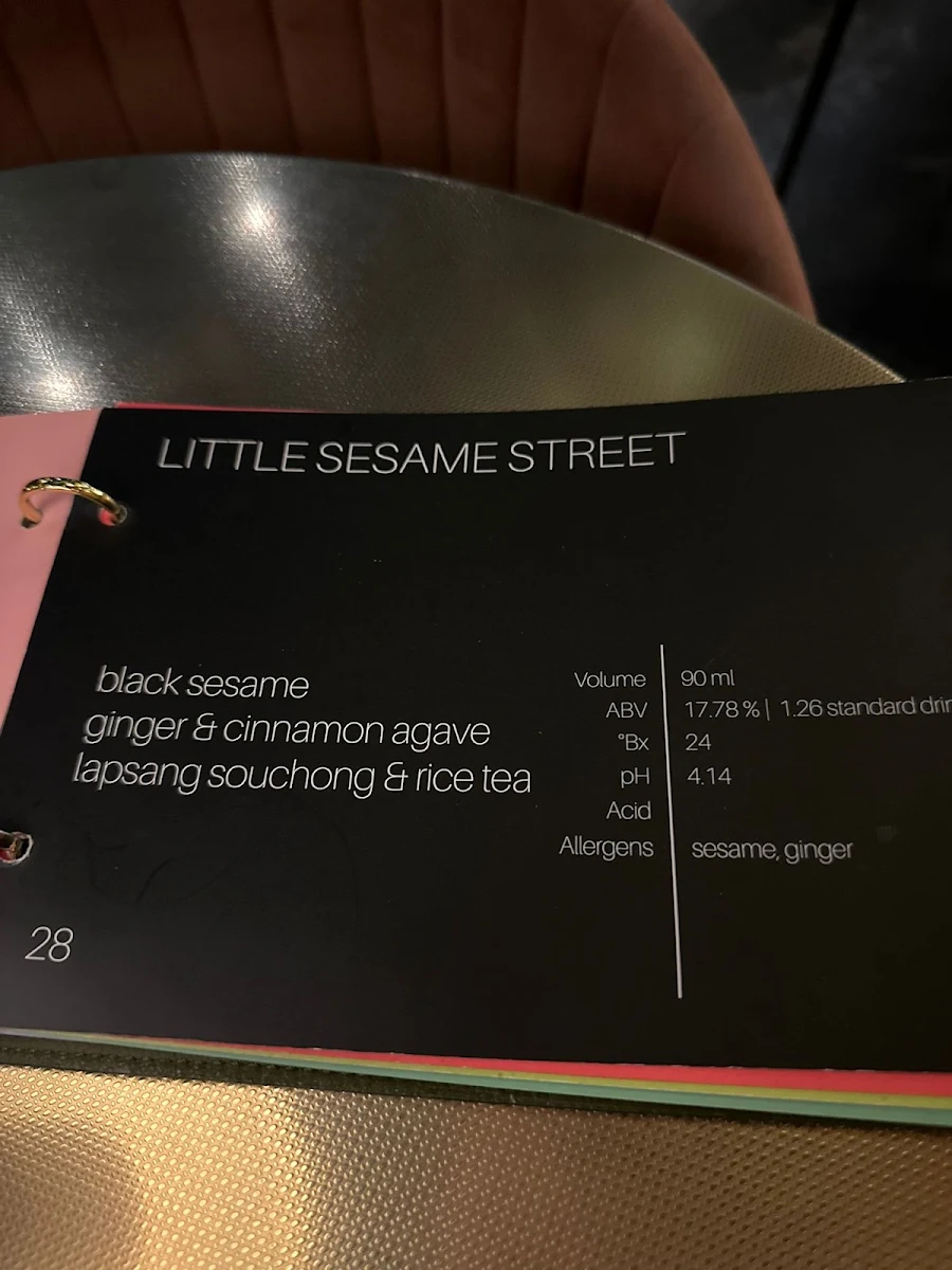 Menu, Bouvardia