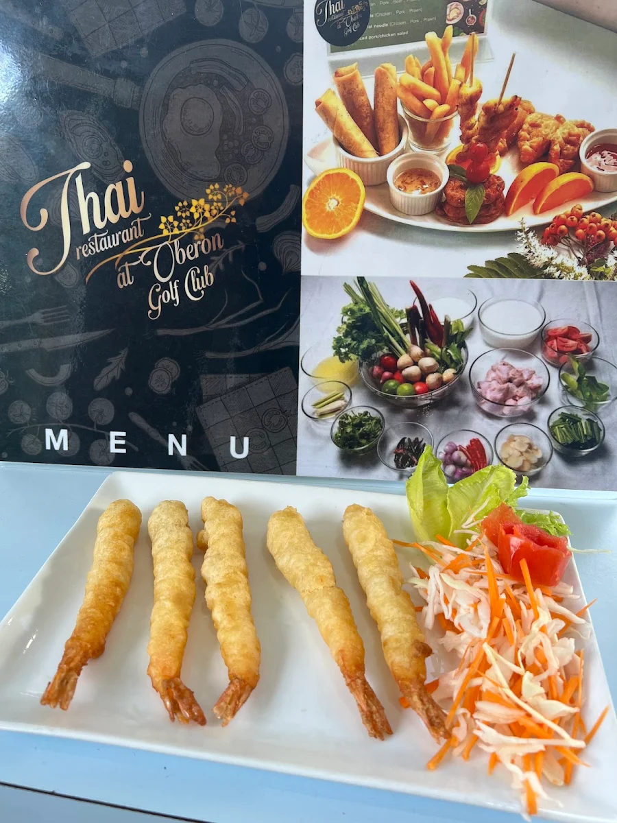 Menu, Thai Restaurant at Oberon Golf Club