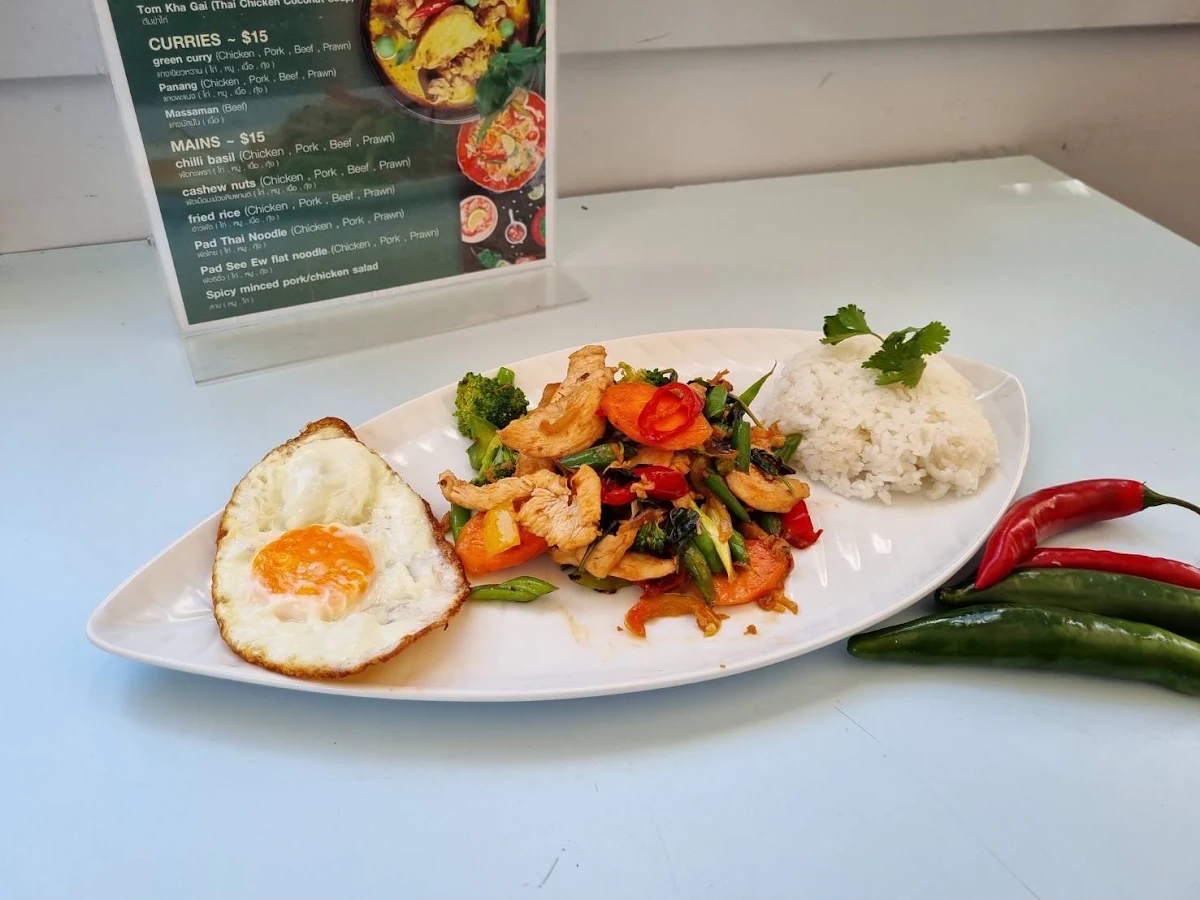 Menu, Thai Restaurant at Oberon Golf Club
