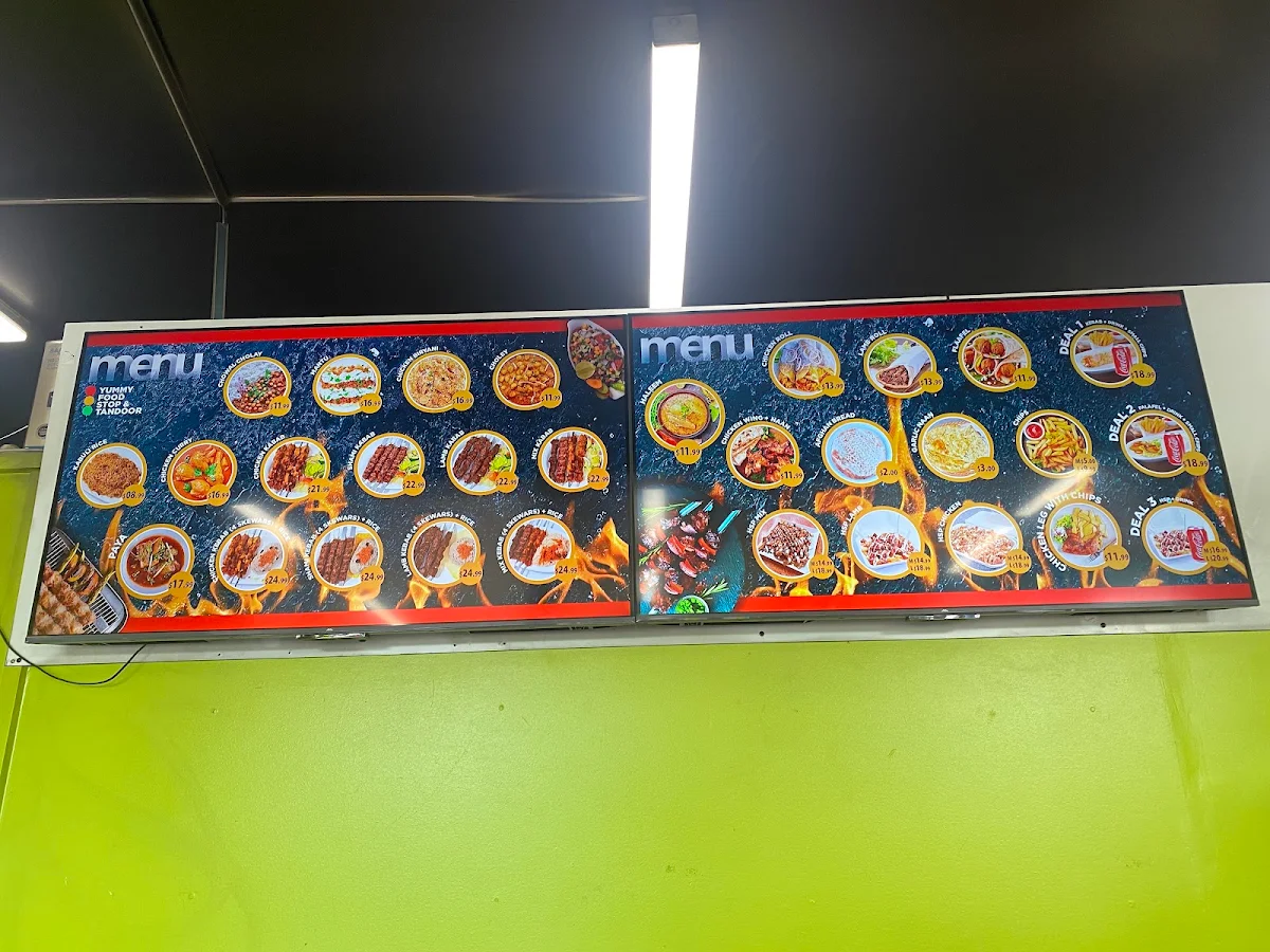 Menu, Yummy food Stop & Tandoor Cranbourne