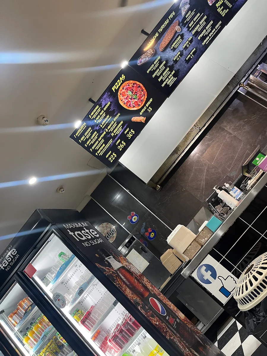 Menu, Mustii's Pide Pizza and Kebabs