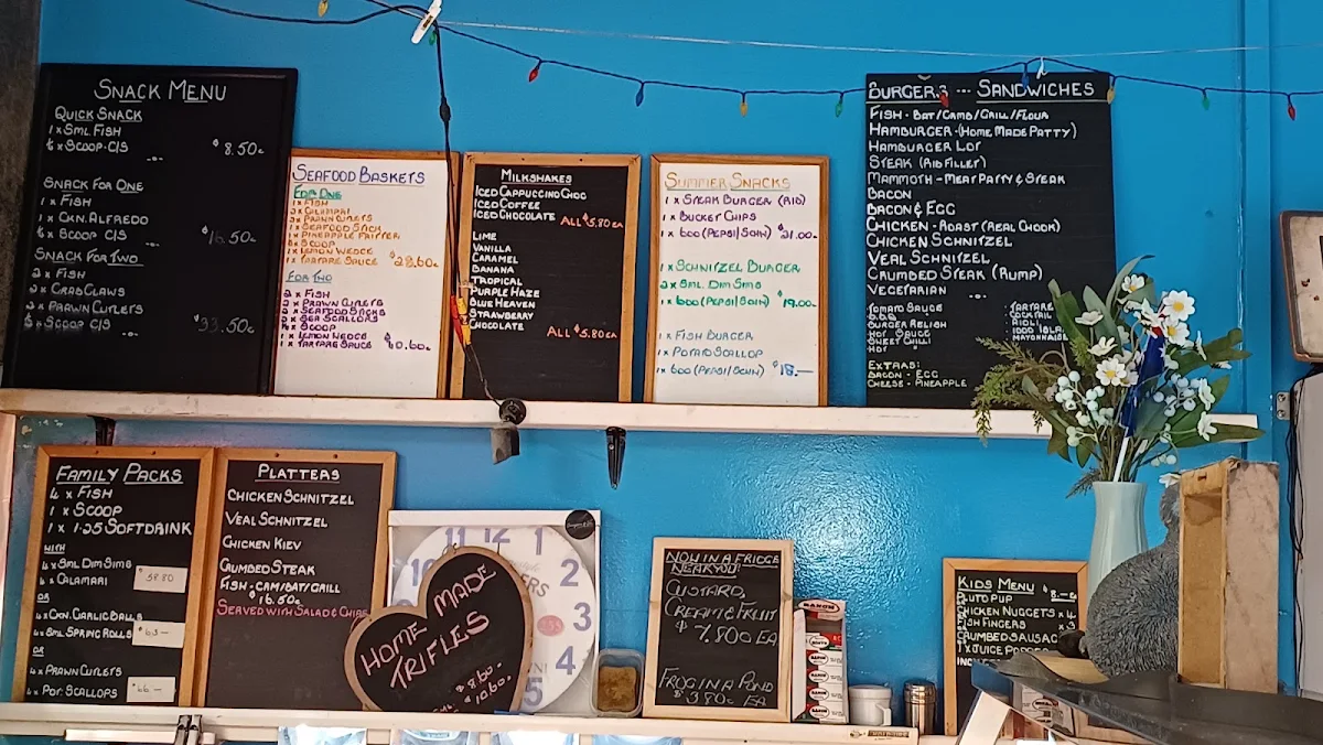 Menu, Fulham Road FISH BAR
