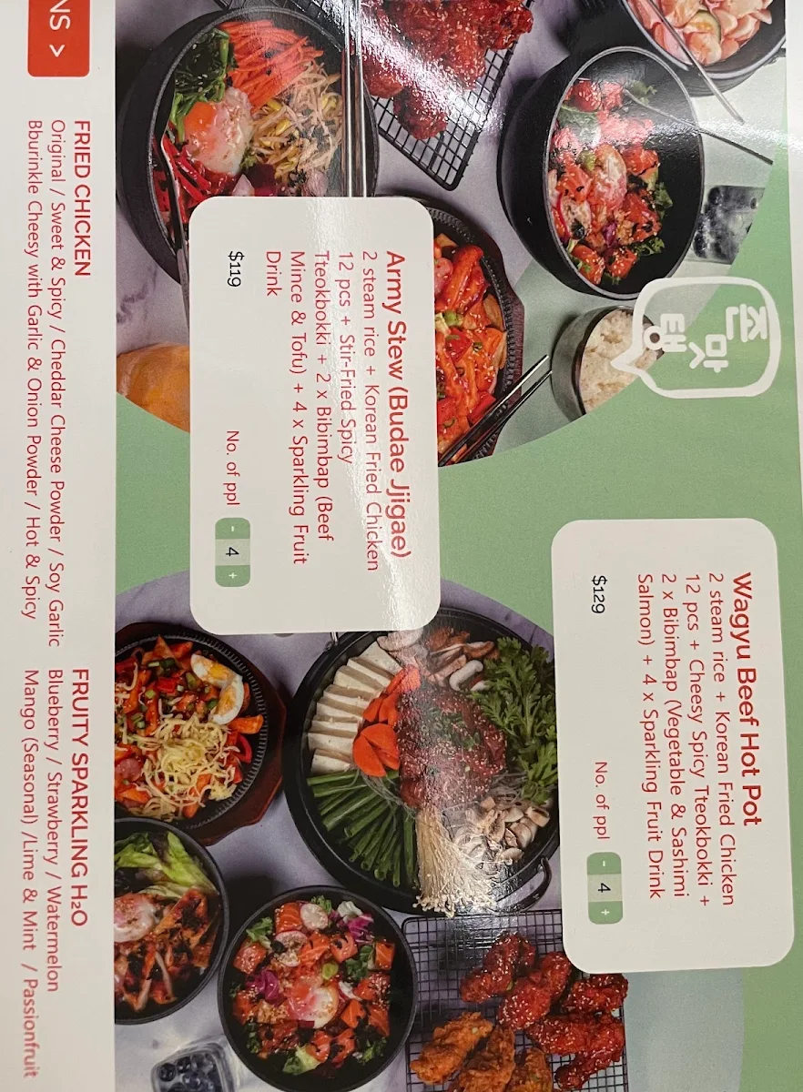 Menu, Nugu