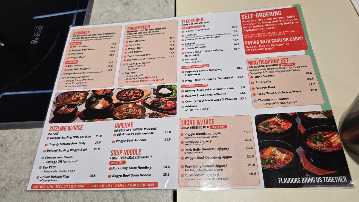 Menu, Nugu